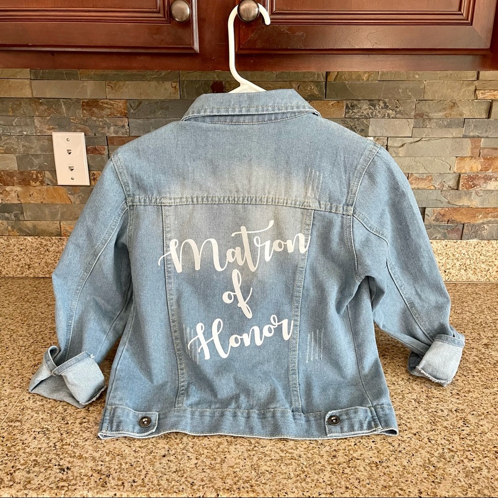 Matron of Honor Jean Jacket
